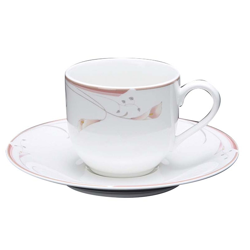 フラワーピンク コーヒーカップ OFM01-305 1個(ご注文単位1個)【直送品】