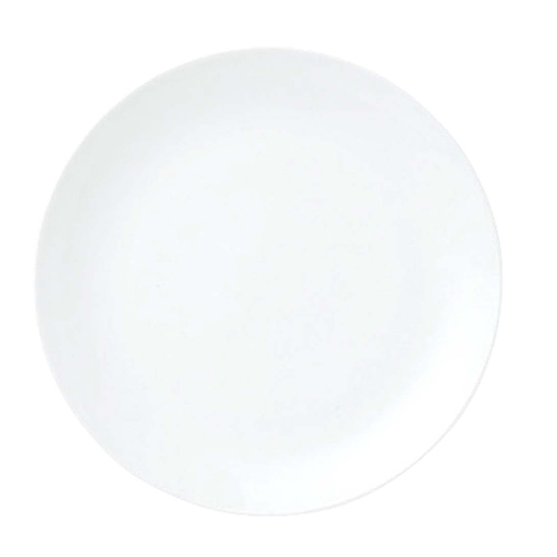 おぎそチャイナ ミート皿 24cm 3281 ホワイト 1個(ご注文単位1個)【直送品】