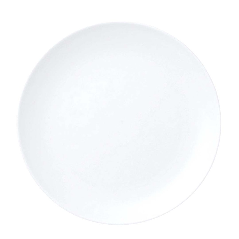 おぎそチャイナ ミート皿 21cm 3282 ホワイト 1個(ご注文単位1個)【直送品】