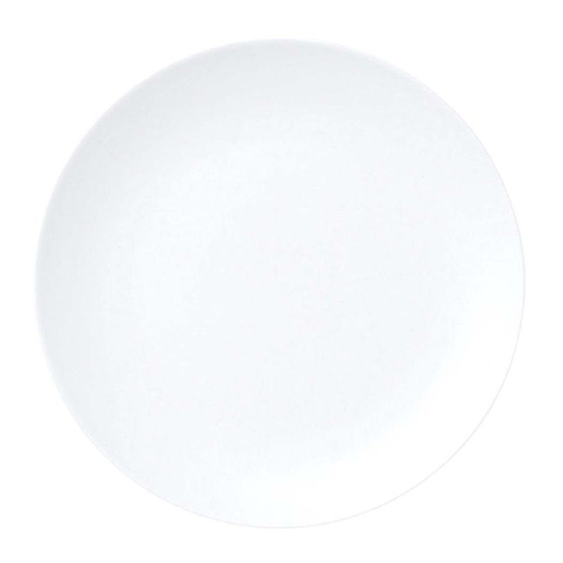 おぎそチャイナ ミート皿 19cm 3283 ホワイト 1個(ご注文単位1個)【直送品】