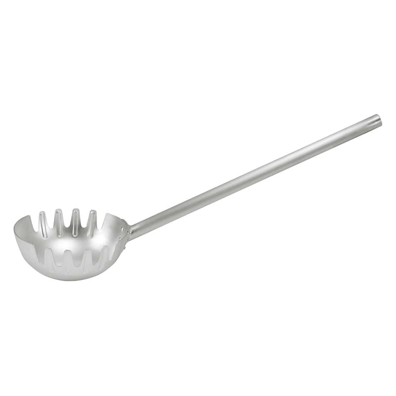 アルミ　両口麺ひしゃく　20cm　柄長50cm   1個（ご注文単位1個）【直送品】