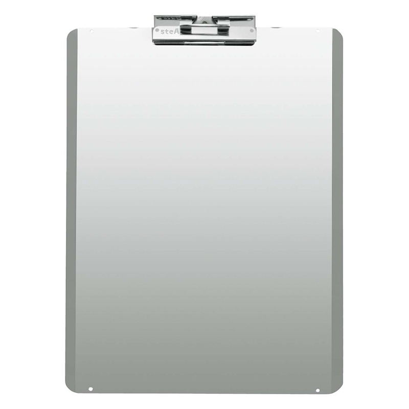 ステア ステンレスクリップボード A4タテ STW-303 1個(ご注文単位1個)【直送品】