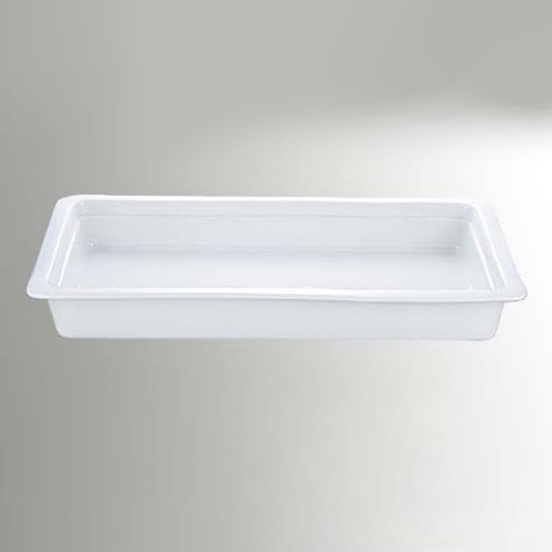 CH ガストロノームディッシュ ホワイト 2/4 H25mm 1個(ご注文単位1個)【直送品】