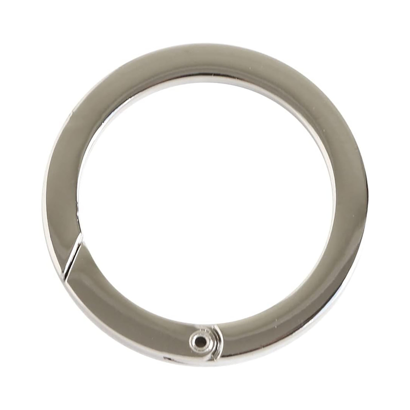 日本紐釦貿易 平角キャストカラビナ φ34mm 徳用20個入 シルバー CK1-35-S (ご注文単位1セット)【直送品】