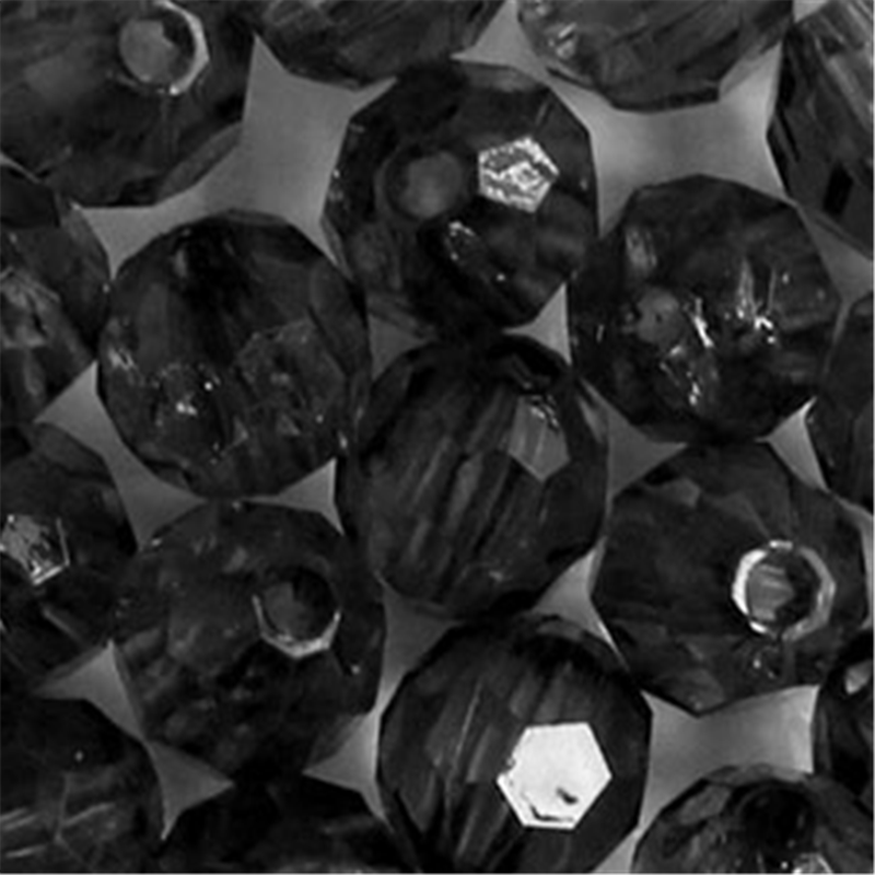 日本紐釦貿易 (Nippon Chuko) クラフトビーズ プラスチックビーズ 徳用500個入 12mm ブラック A1-15-500 (ご注文単位1束)【直送品】