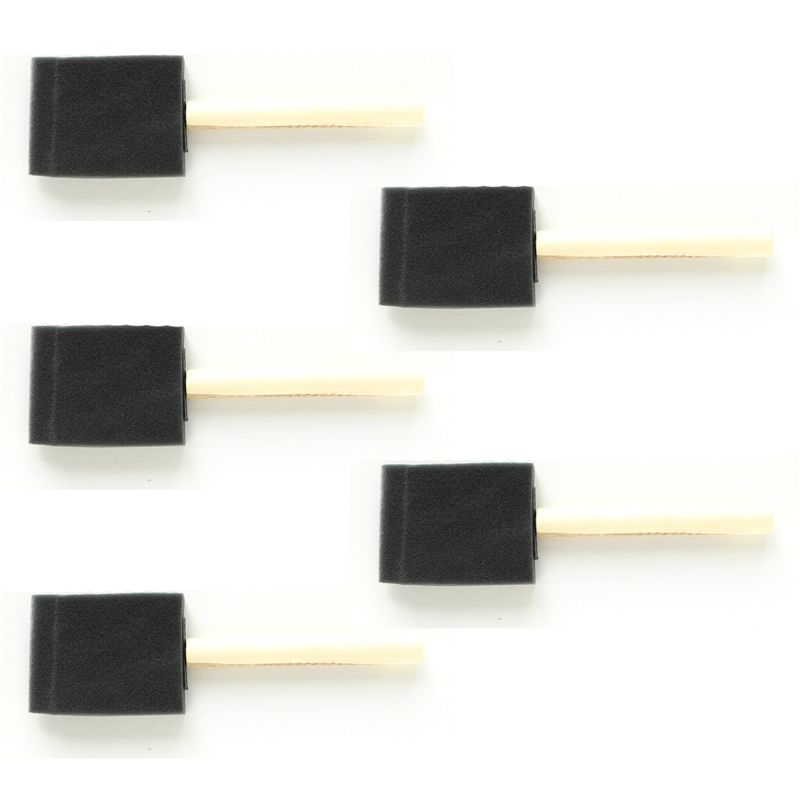 日本紐釦貿易 スポンジブラシ 中 幅約5.08cm 5本入 Y54282 （ご注文単位1セット）【直送品】