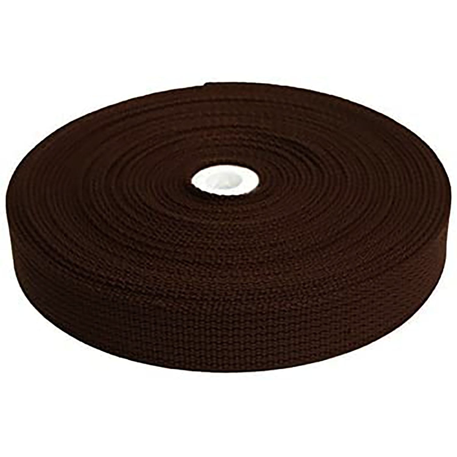 日本紐釦貿易 アクリル手芸用テープ 25mm巾 10m巻 焦げ茶 IC2510-6 (ご注文単位1巻)【直送品】