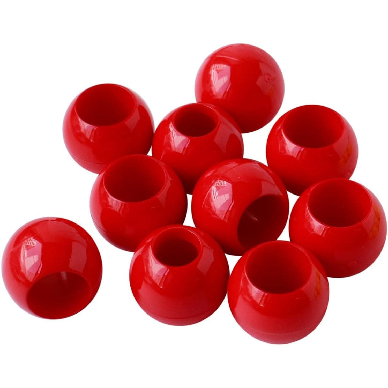 日本紐釦貿易 ループエンド 外径W18×H15mm 10個入 赤 N18-R （ご注文単位1束）【直送品】