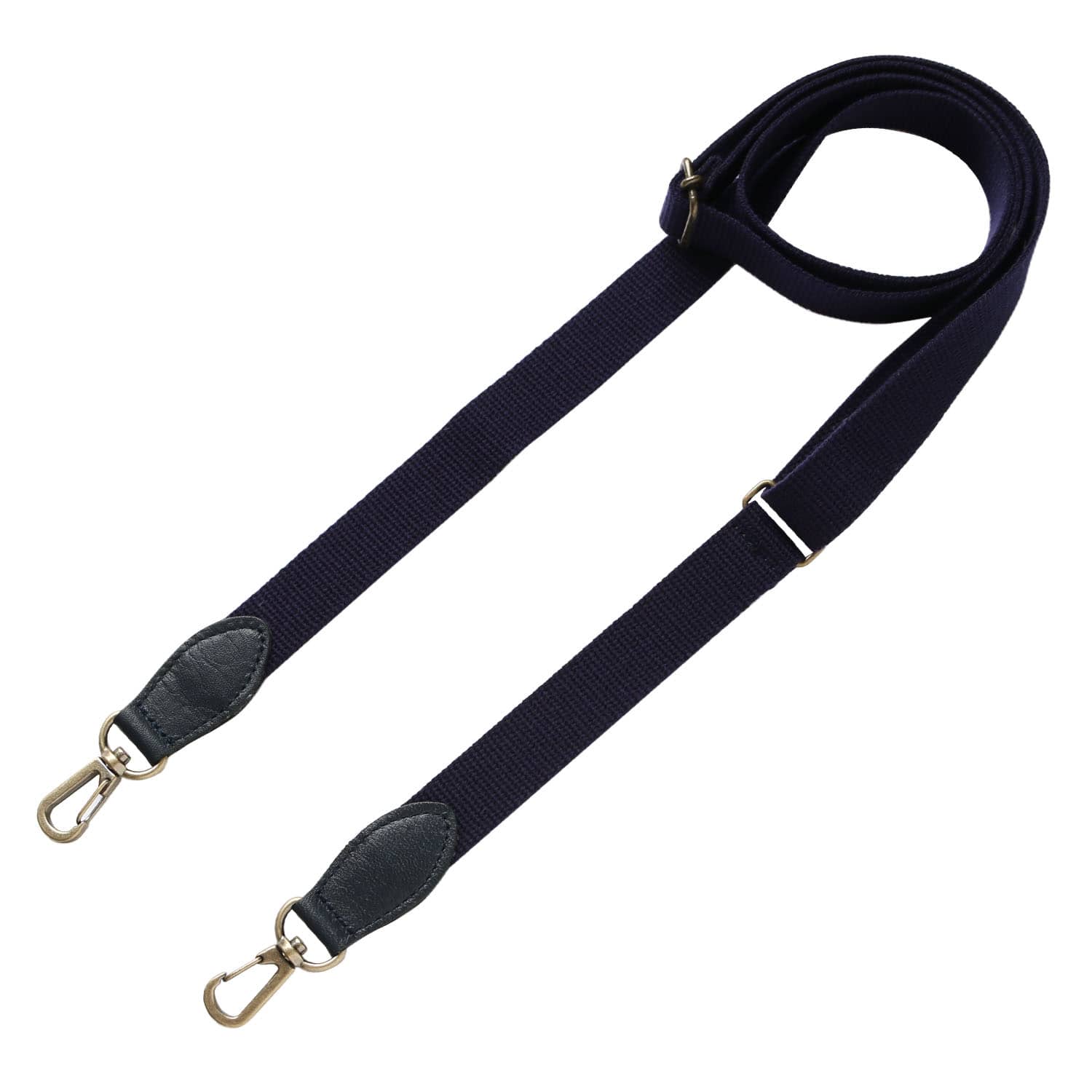 日本紐釦貿易 レザーコンビショルダー 巾20mm 本革パーツ付 KT86-N (ご注文単位1本)【直送品】