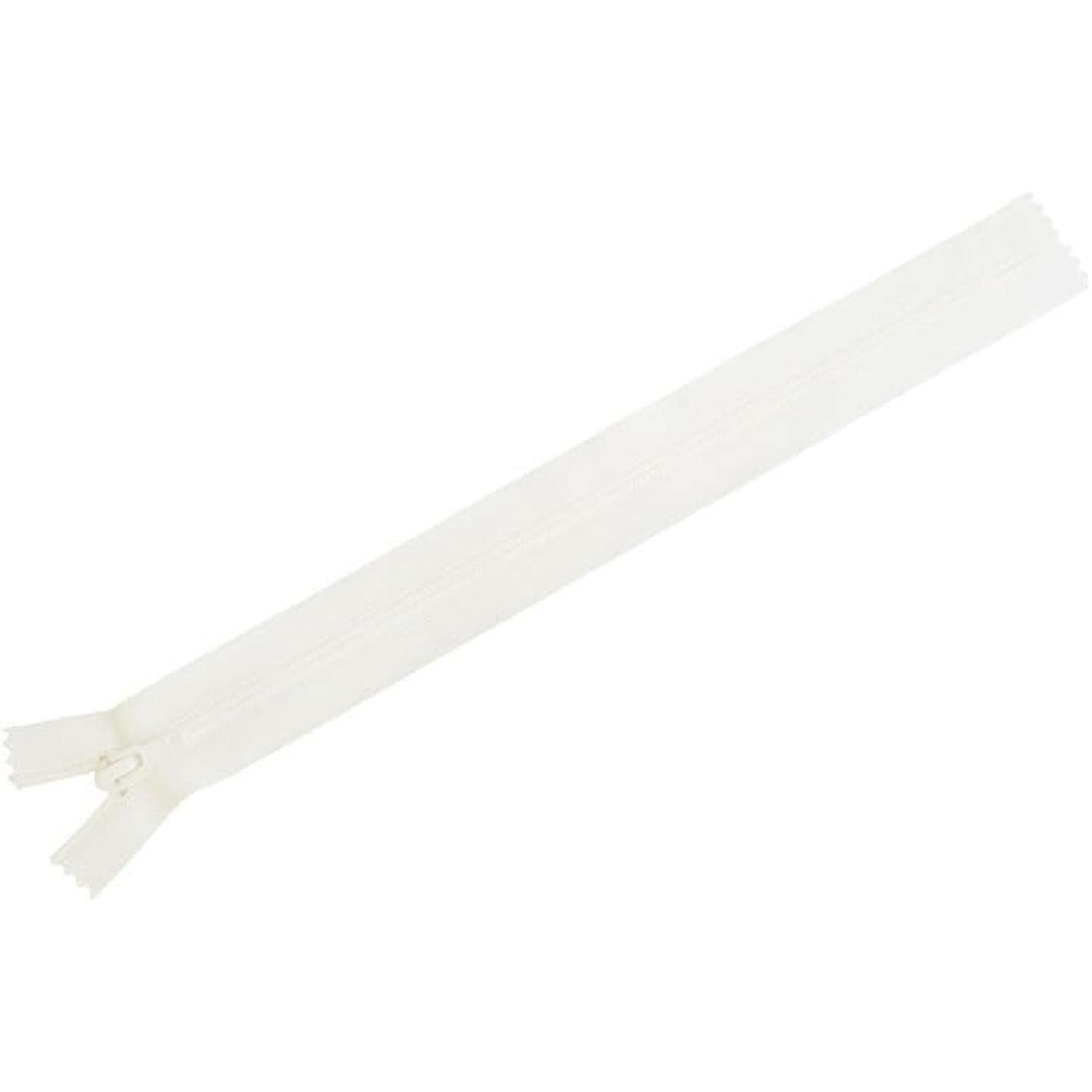 日本紐釦貿易 Y.K.K フラットニットファスナー 30cm 10本入 030オフホワイト FN30-030 （ご注文単位1束）【直送品】
