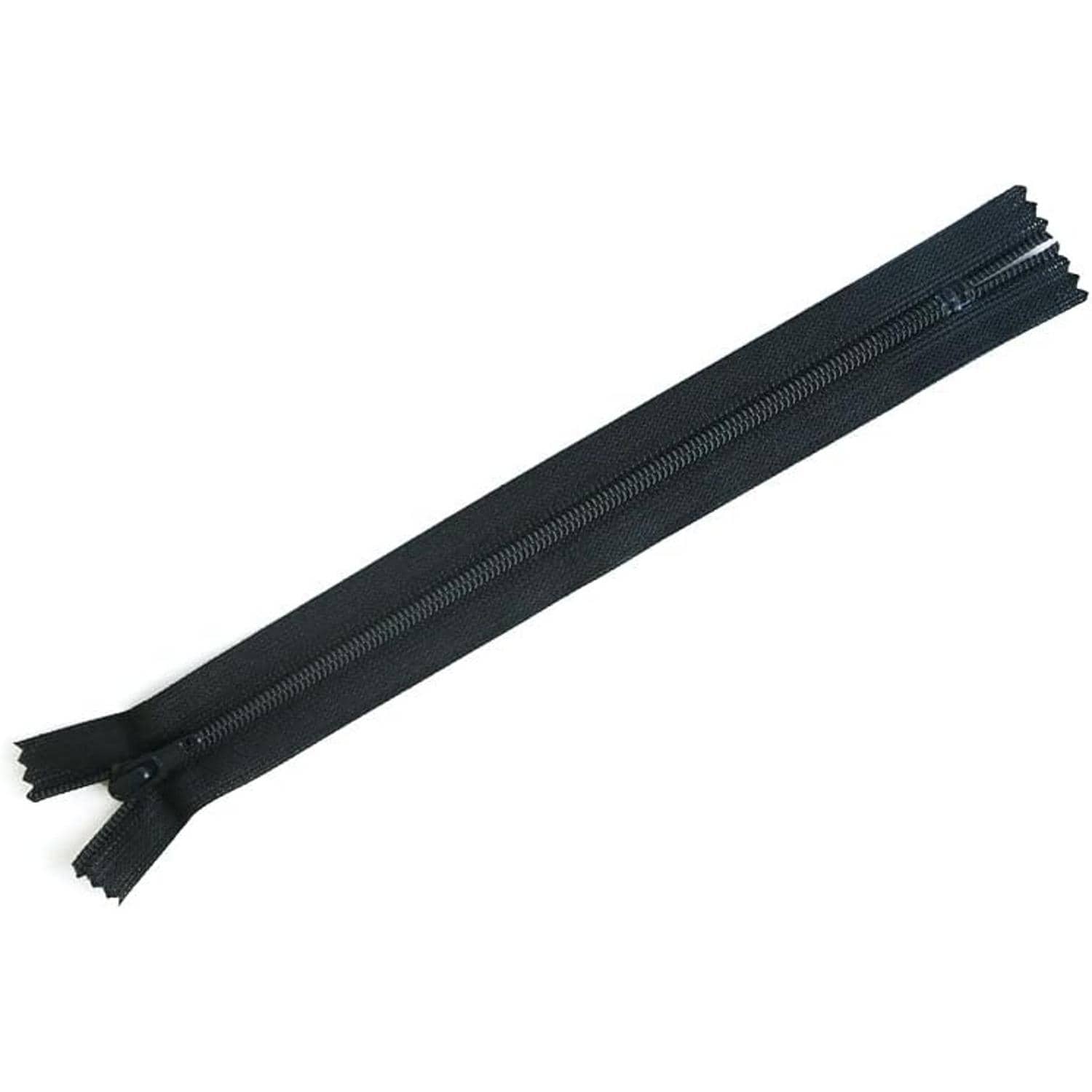 日本紐釦貿易 Y.K.K フラットニットファスナー 30cm 10本入 075チャコールグレー FN30-075 （ご注文単位1束）【直送品】