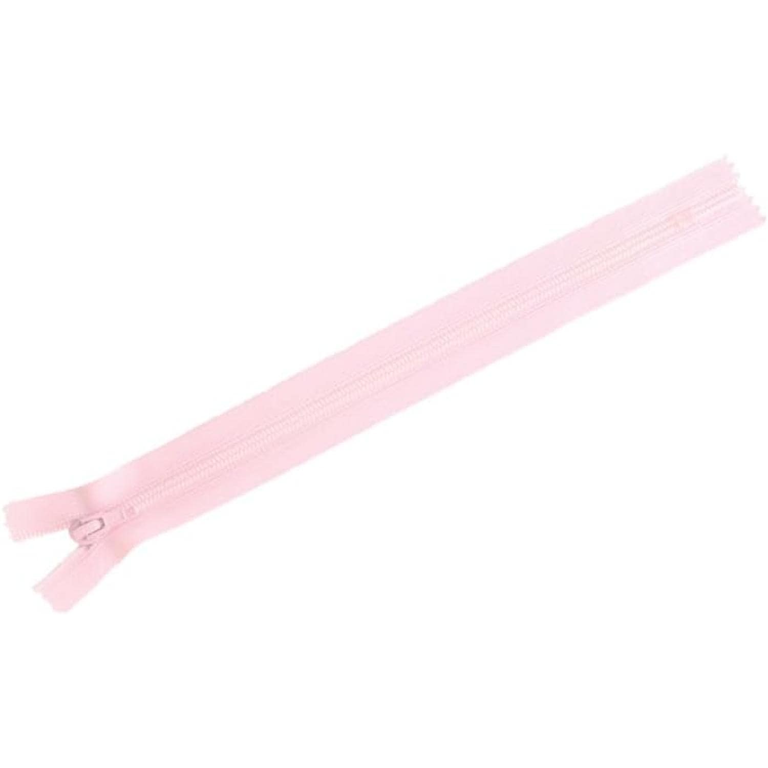 日本紐釦貿易 Y.K.K フラットニットファスナー 30cm 10本入 ピンク FN30-512 （ご注文単位1束）【直送品】