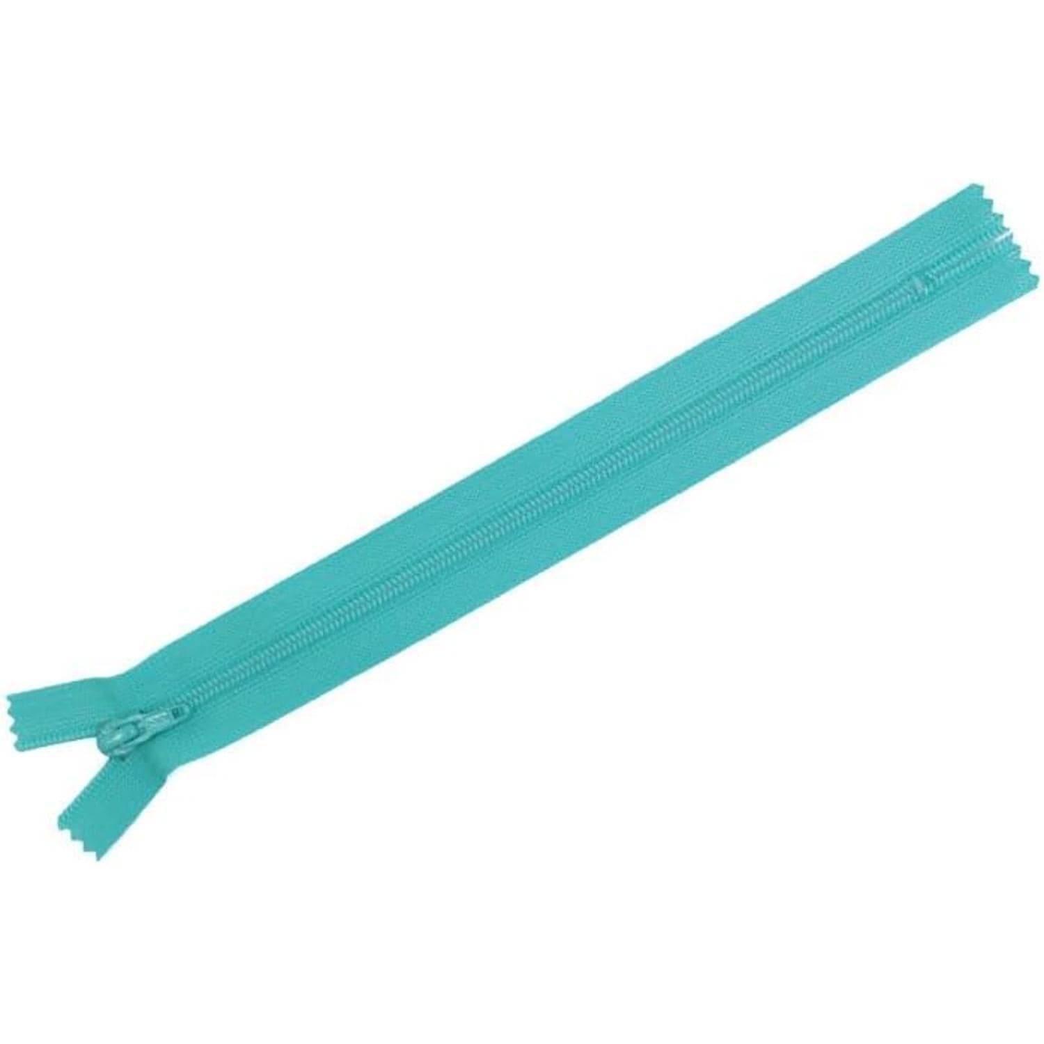 日本紐釦貿易 Y.K.K フラットニットファスナー 30cm 10本入 548エメラルド FN30-548 （ご注文単位1束）【直送品】