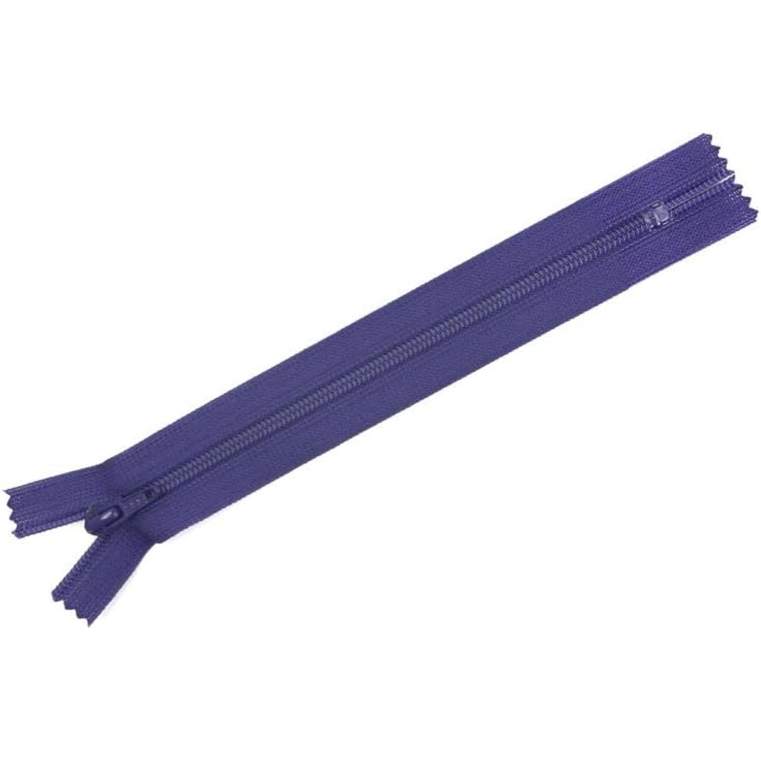 日本紐釦貿易 Y.K.K フラットニットファスナー 30cm 10本入 559花紫 FN30-559 （ご注文単位1束）【直送品】