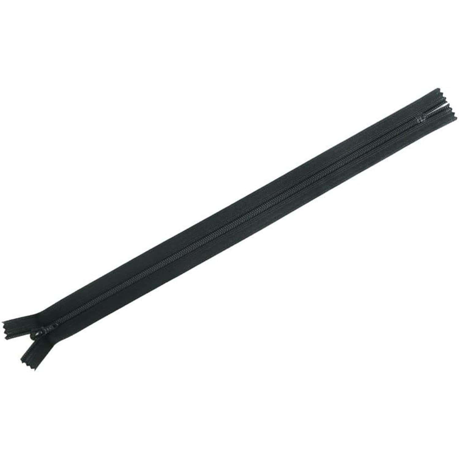 日本紐釦貿易 Y.K.K フラットニットファスナー 50cm 10本入 075チャコールグレー FN50-075 (ご注文単位1束)【直送品】