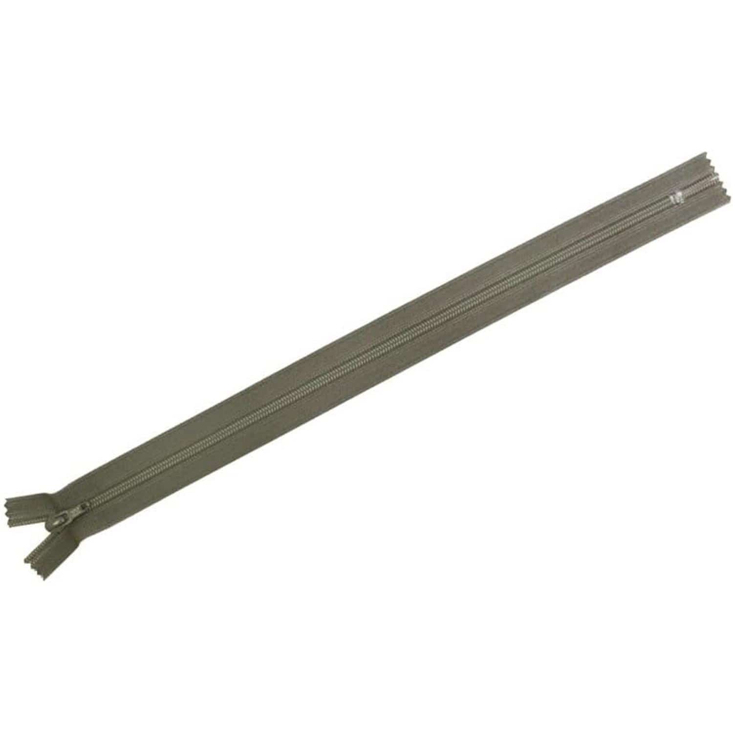 日本紐釦貿易 Y.K.K フラットニットファスナー 50cm 10本入 405アッシュグレー FN50-405 (ご注文単位1束)【直送品】