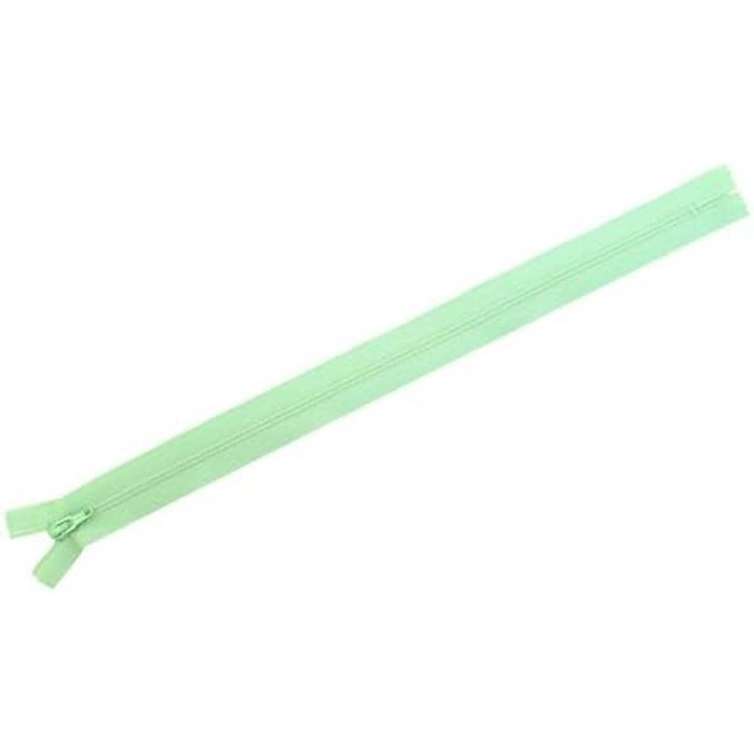 日本紐釦貿易 Y.K.K フラットニットファスナー 50cm 10本入 532薄緑 FN50-532 (ご注文単位1束)【直送品】