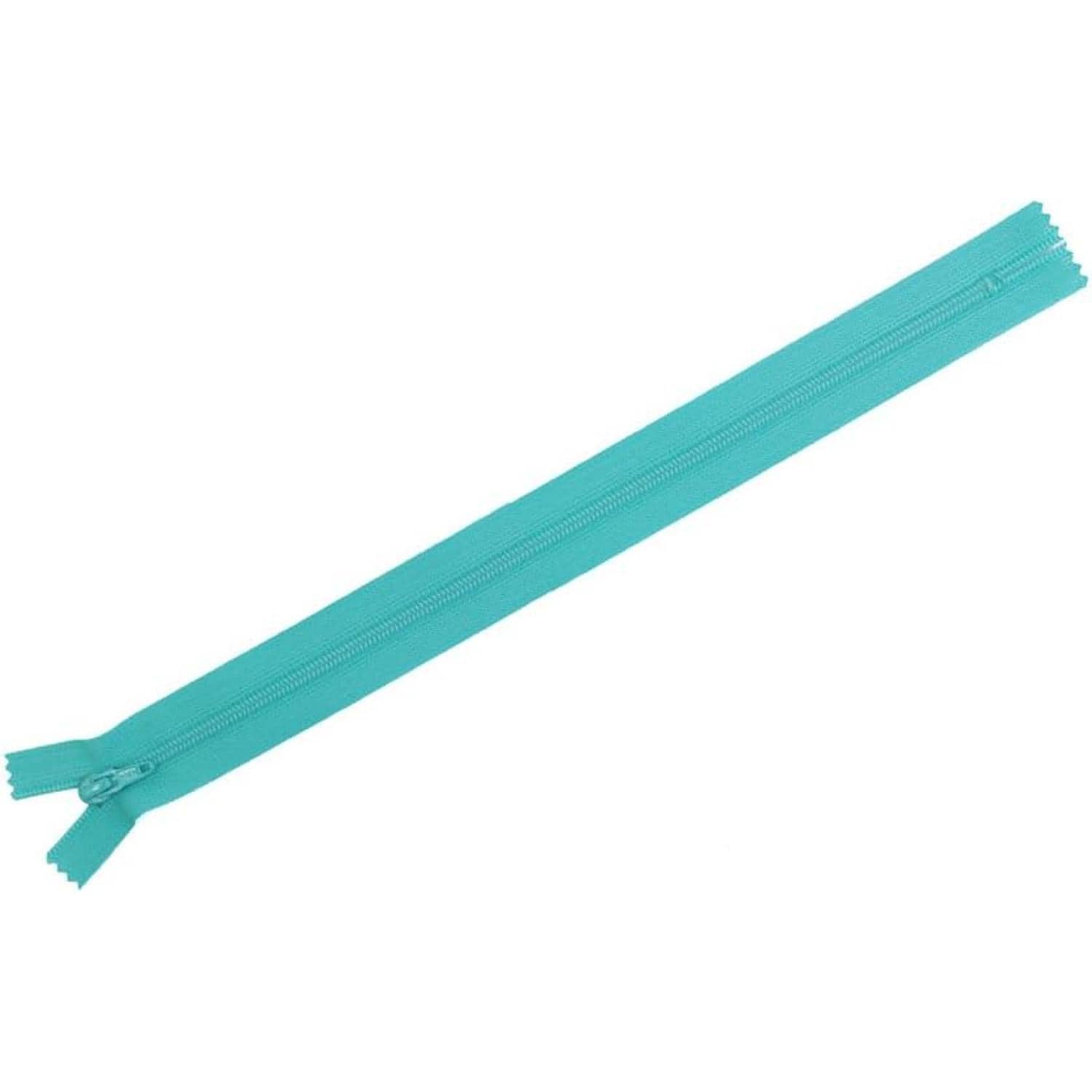日本紐釦貿易 Y.K.K フラットニットファスナー 50cm 10本入 548エメラルド FN50-548 （ご注文単位1束）【直送品】