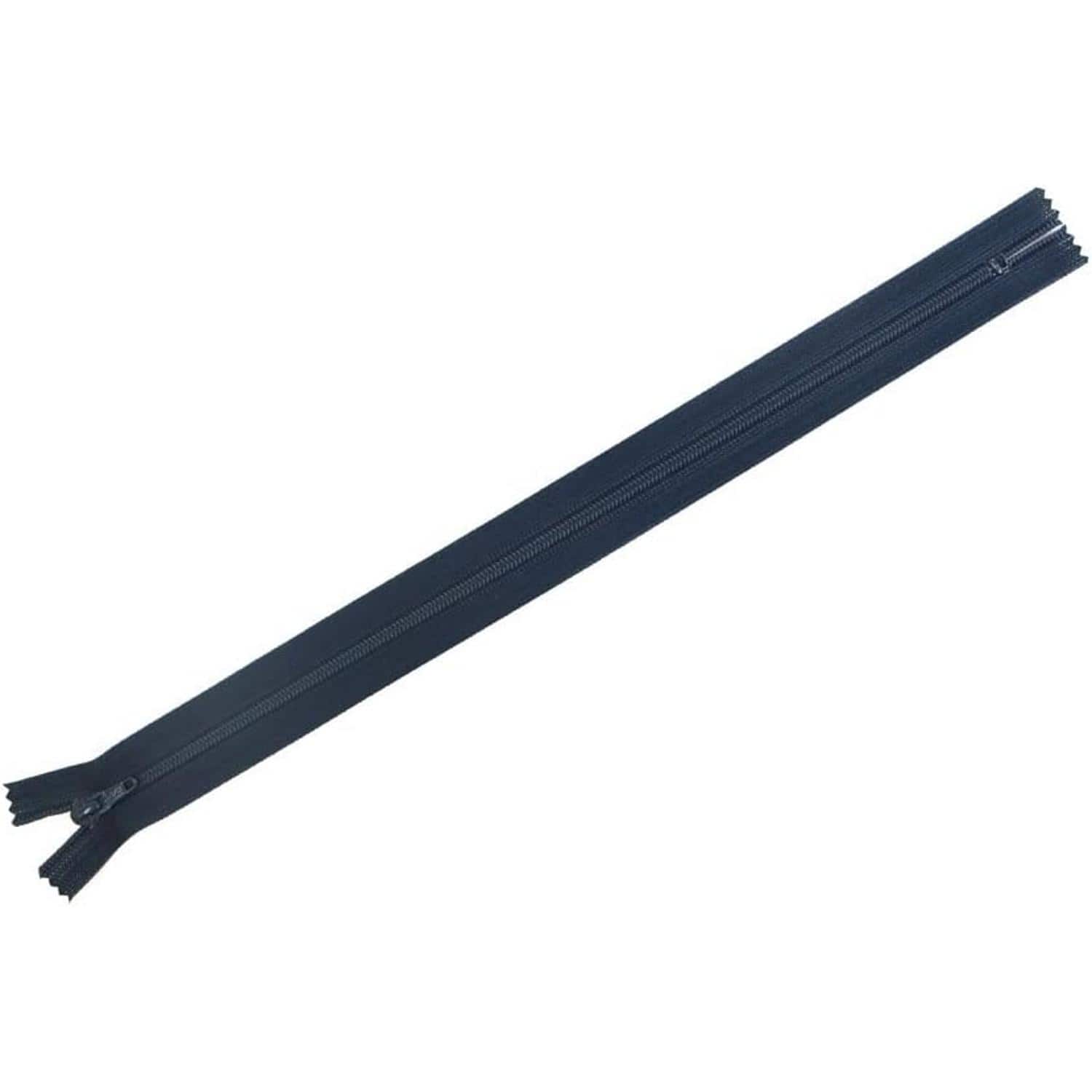日本紐釦貿易 Y.K.K フラットニットファスナー 50cm 10本入 紺 FN50-560 (ご注文単位1束)【直送品】