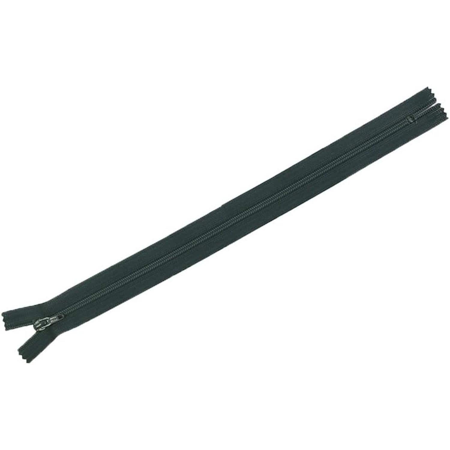 日本紐釦貿易 Y.K.K フラットニットファスナー 50cm 10本入 579アスファルト FN50-579 (ご注文単位1束)【直送品】