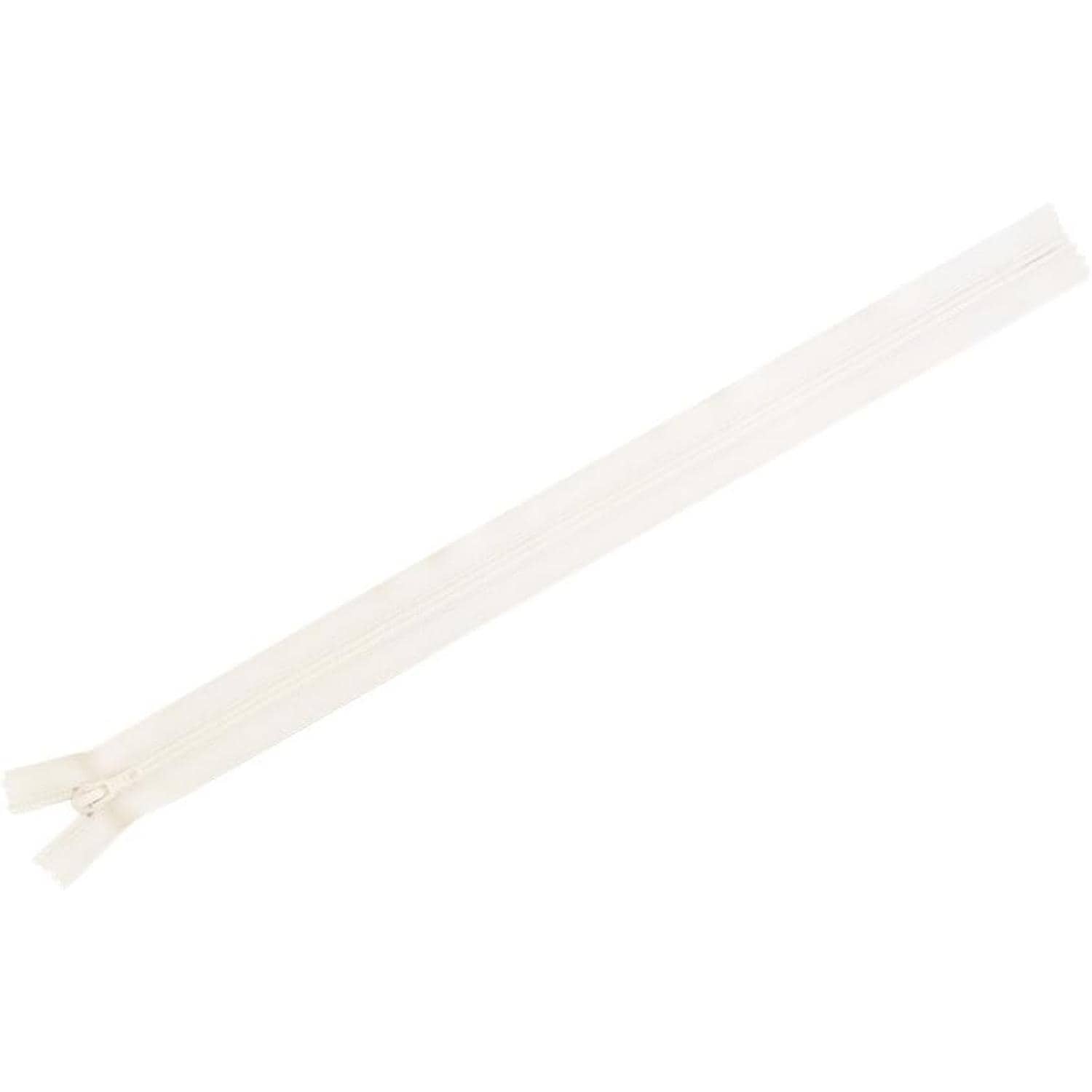 日本紐釦貿易 Y.K.K フラットニットファスナー 50cm 10本入 841乳白色 FN50-841 (ご注文単位1束)【直送品】