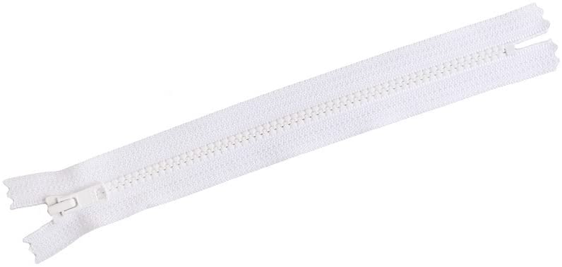 日本紐釦貿易 Y.K.K ビスロンファスナー ポーチバッグ用 20cm 白 4VC20-501 （ご注文単位1束）【直送品】