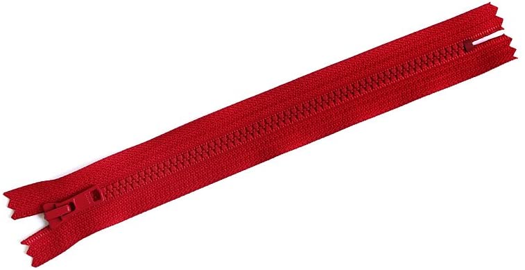 日本紐釦貿易 Y.K.K ビスロンファスナー ポーチバッグ用 20cm 赤 4VC20-519 （ご注文単位1束）【直送品】