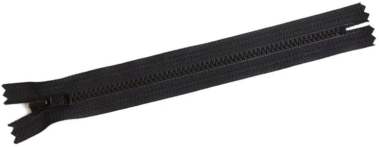 日本紐釦貿易 Y.K.K ビスロンファスナー ポーチバッグ用 20cm 黒 4VC20-580 （ご注文単位1束）【直送品】