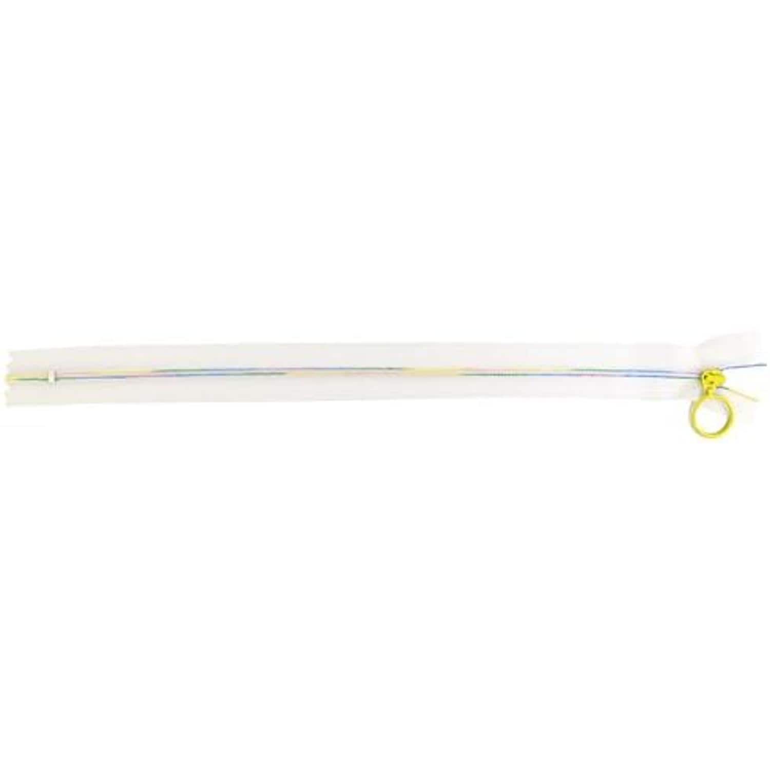 日本紐釦貿易 Y.K.K スケルトンファスナー30cm 5本入り 30cm レインボーイエロー SKF30-504 (ご注文単位1束)【直送品】
