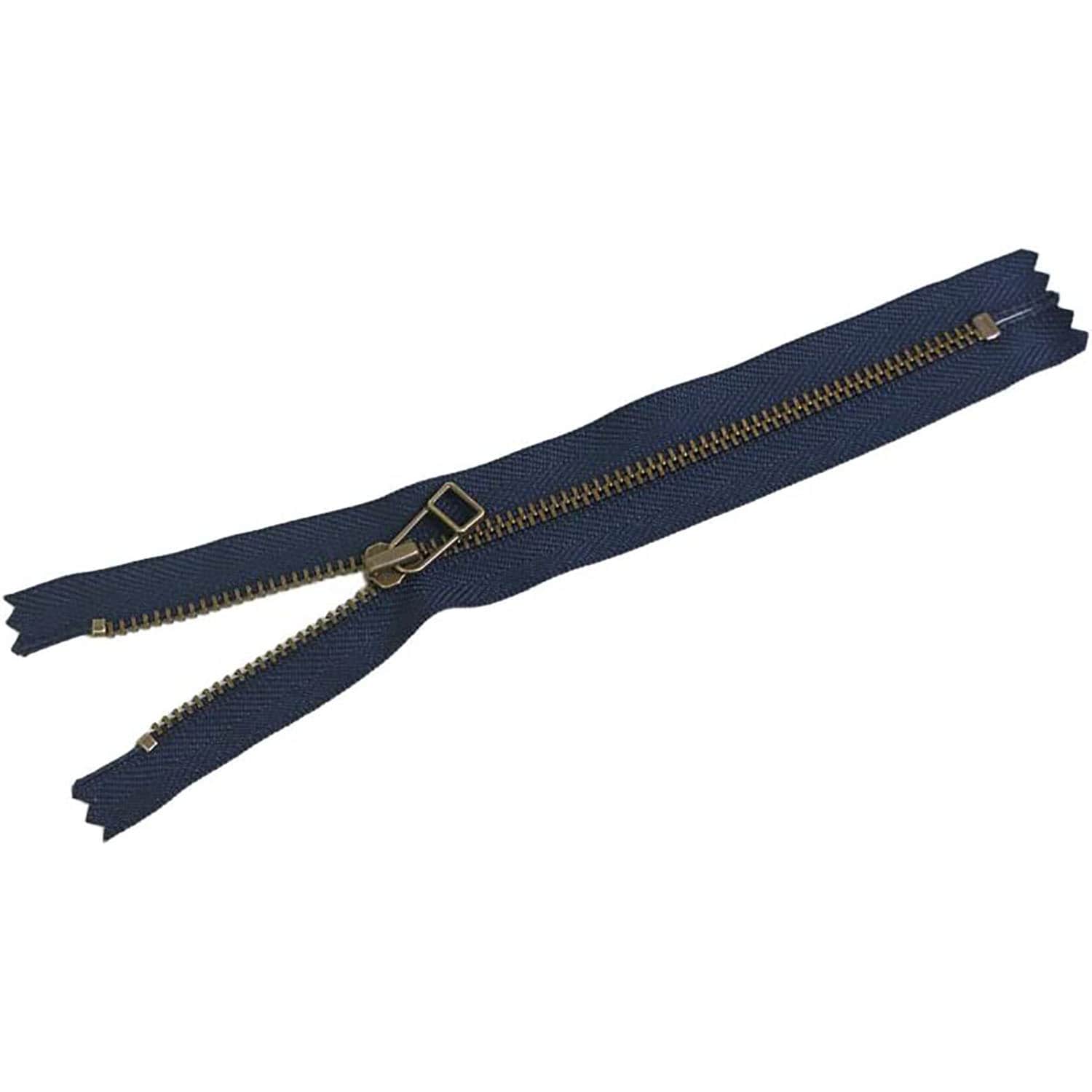 日本紐釦貿易 Y.K.K 金属ファスナー 30cm 5本 紺 4LFAG30-560 （ご注文単位1束）【直送品】