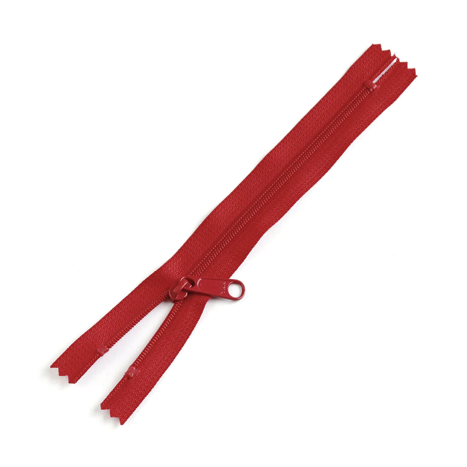 日本紐釦貿易 Y.K.K 手芸用コイルファスナー 20cm 5本入 45CFC20-519 赤 (ご注文単位1束)【直送品】
