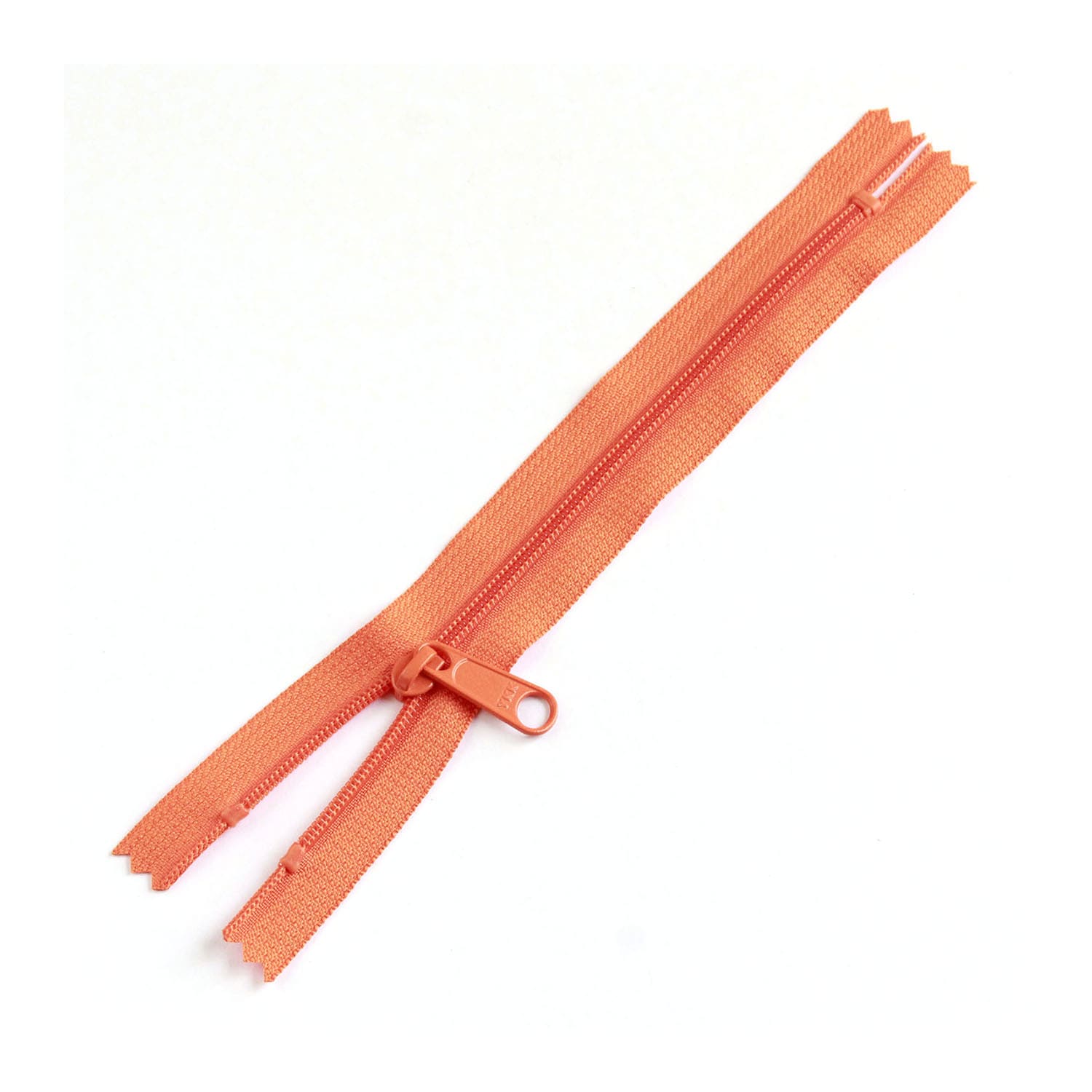 日本紐釦貿易 Y.K.K 手芸用コイルファスナー 20cm 5本入 45CFC20-523 オレンジ (ご注文単位1束)【直送品】