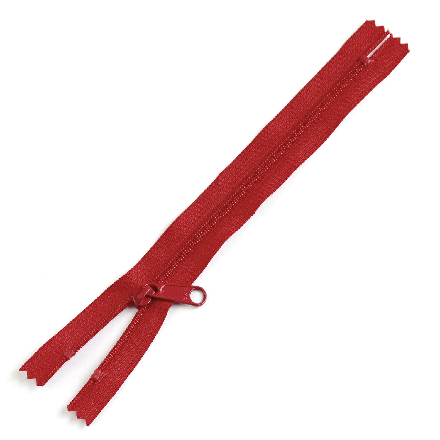 日本紐釦貿易 Y.K.K 手芸用コイルファスナー 30cm 5本入 45CFC30-519 赤 （ご注文単位1束）【直送品】