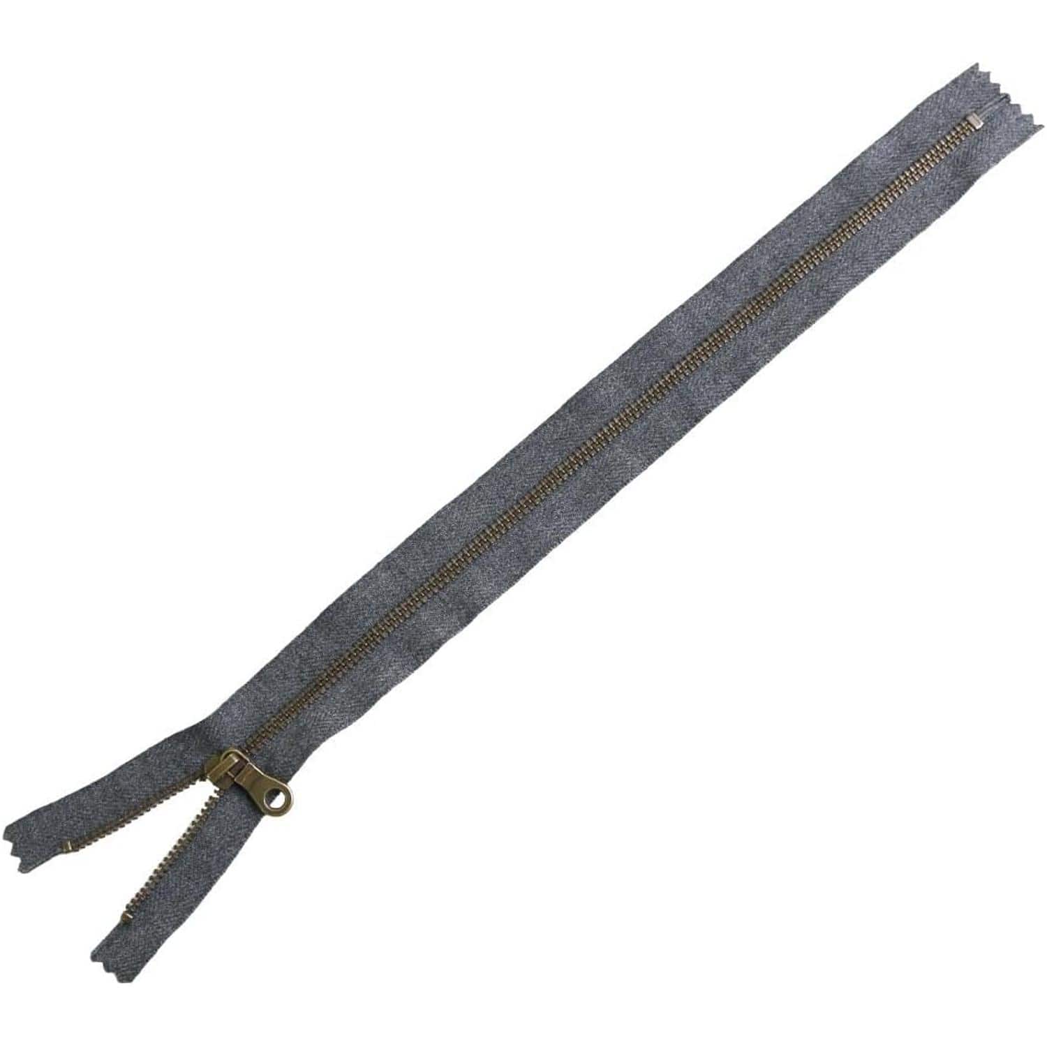 日本紐釦貿易 Y.K.K マーブルファスナー 黒 40cm 5本入 5MBAG40-580 （ご注文単位1束）【直送品】