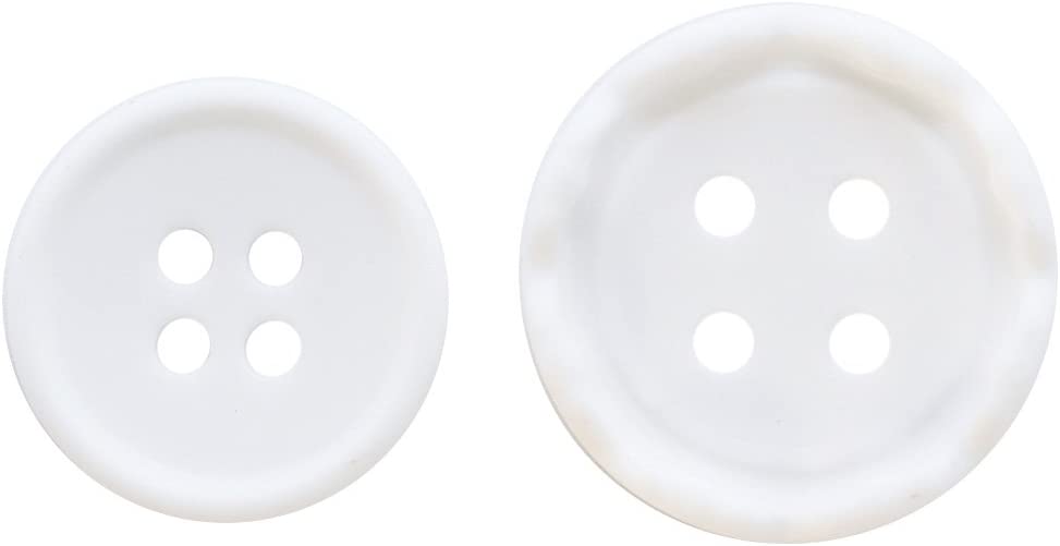 日本紐釦貿易 Y.K.K ボナップ ホワイト φ15mm 20組 BNP15-W-20 (ご注文単位1束)【直送品】