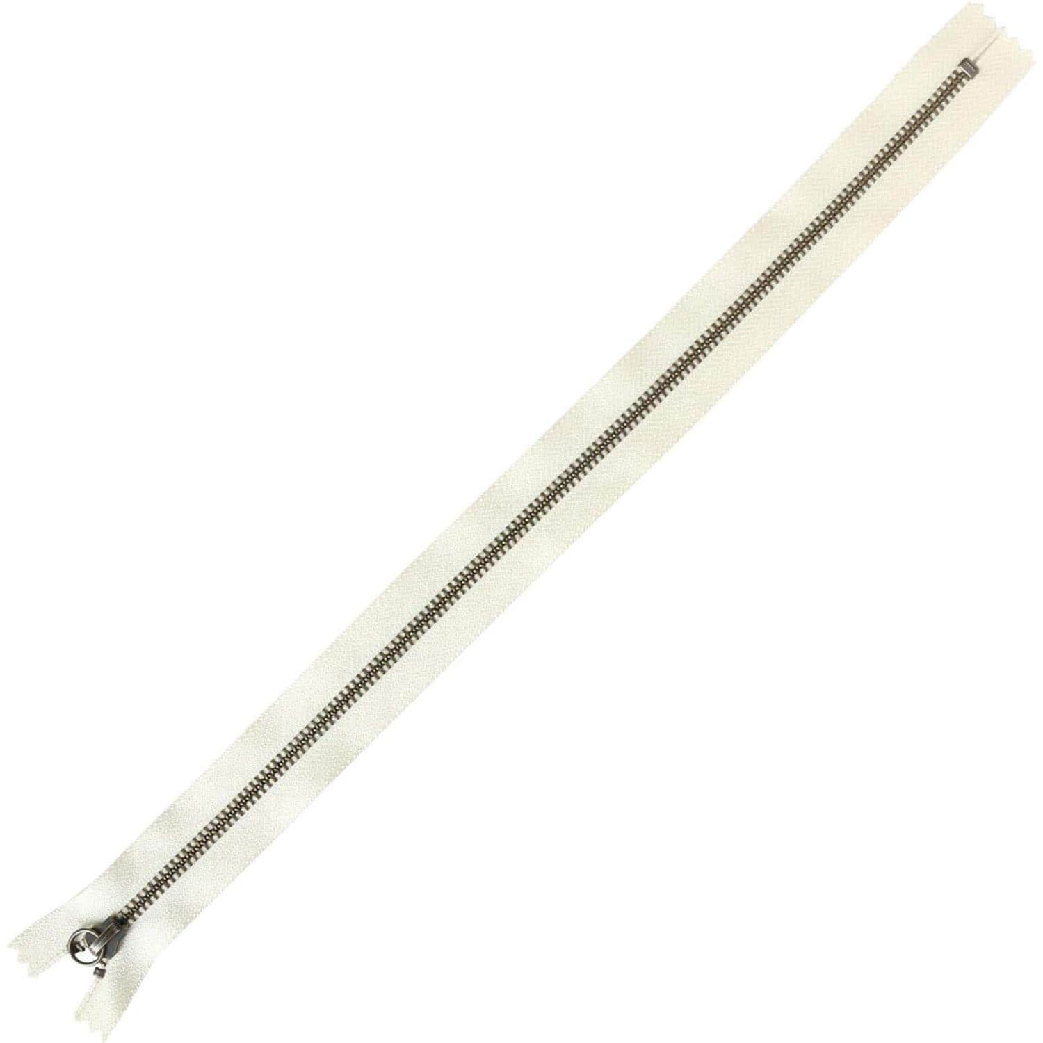 日本紐釦貿易 Y.K.K マルチリングファスナー アンティークゴールド 生成 40cm 同色3本入 5RAG40-801 （ご注文単位1束）【直送品】