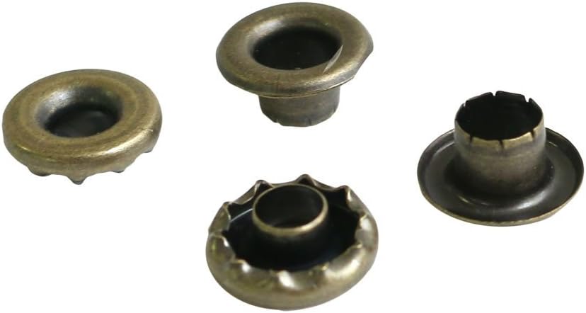日本紐釦貿易 両面ハトメ #300 200組入 穴5mm アンティークゴールド F5-308 (ご注文単位1束)【直送品】