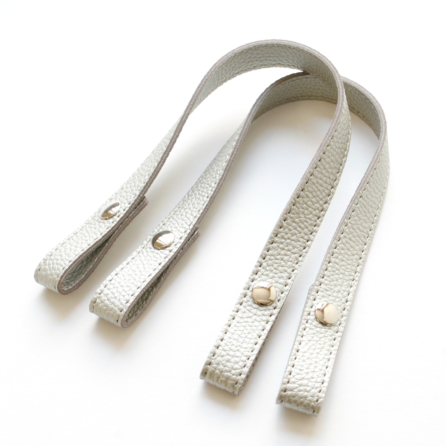 日本紐釦貿易 エンボス加工 ホック式かんたん付け替えハンドル S/40cm 2本1組入 MAW56-SL (ご注文単位1個)【直送品】