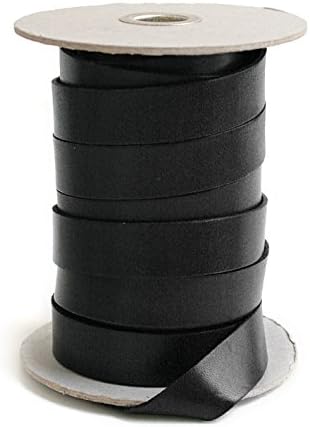 日本紐釦貿易 ヌメ革テープ 20mm巾 長さ10m巻 黒 MTLS1020-7 （ご注文単位1巻）【直送品】