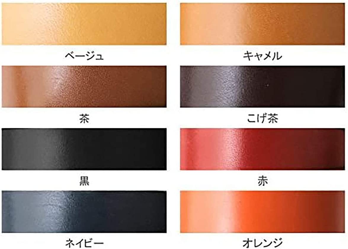 日本紐釦貿易 ヌメ革テープ 25mm巾 長さ10m巻 オレンジ MTLS1025-10 (ご注文単位1巻)【直送品】