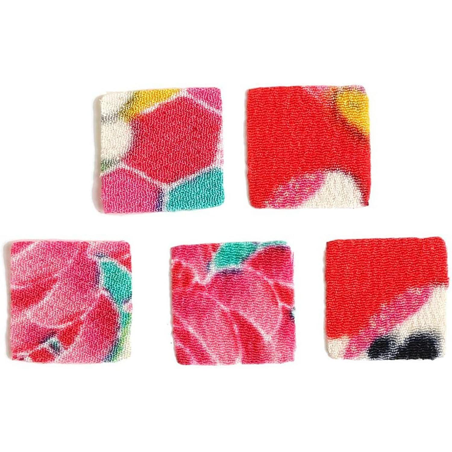 日本紐釦貿易 カット済 つまみ細工用一越ちりめん 柄 30枚入 20×20mm S50GC20-101 （ご注文単位1束）【直送品】