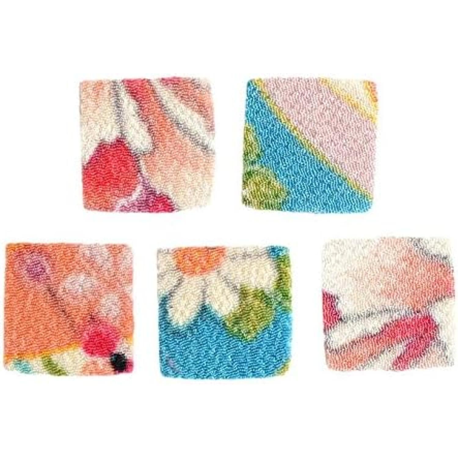 日本紐釦貿易 カット済 つまみ細工用一越ちりめん 柄 30枚入 18×18mm S50GC18-104 （ご注文単位1束）【直送品】