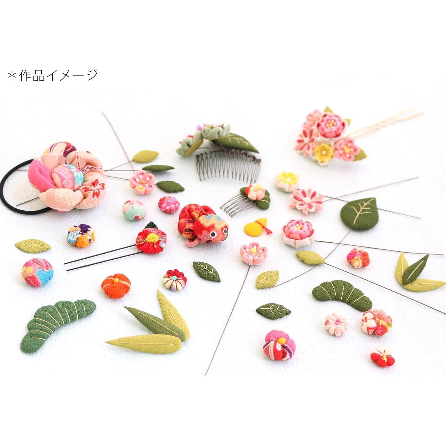 日本紐釦貿易 つまみ細工用 ワイヤー付き花台紙 乳白 φ16mm 5本入 S55H16-1 （ご注文単位1束）【直送品】