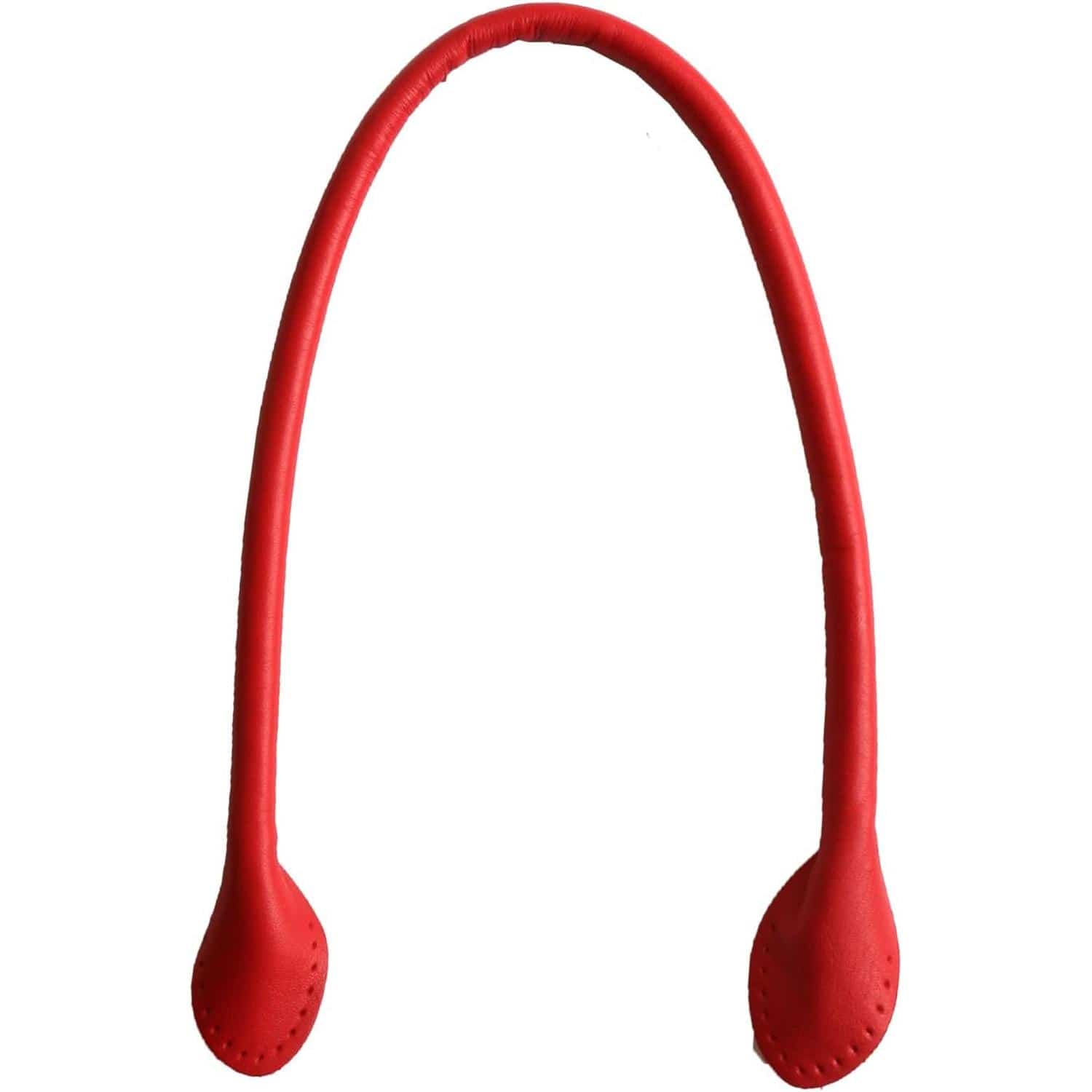 日本紐釦貿易 本革持ち手 赤 約50cm 1組入 MKT10-R （ご注文単位1組）【直送品】