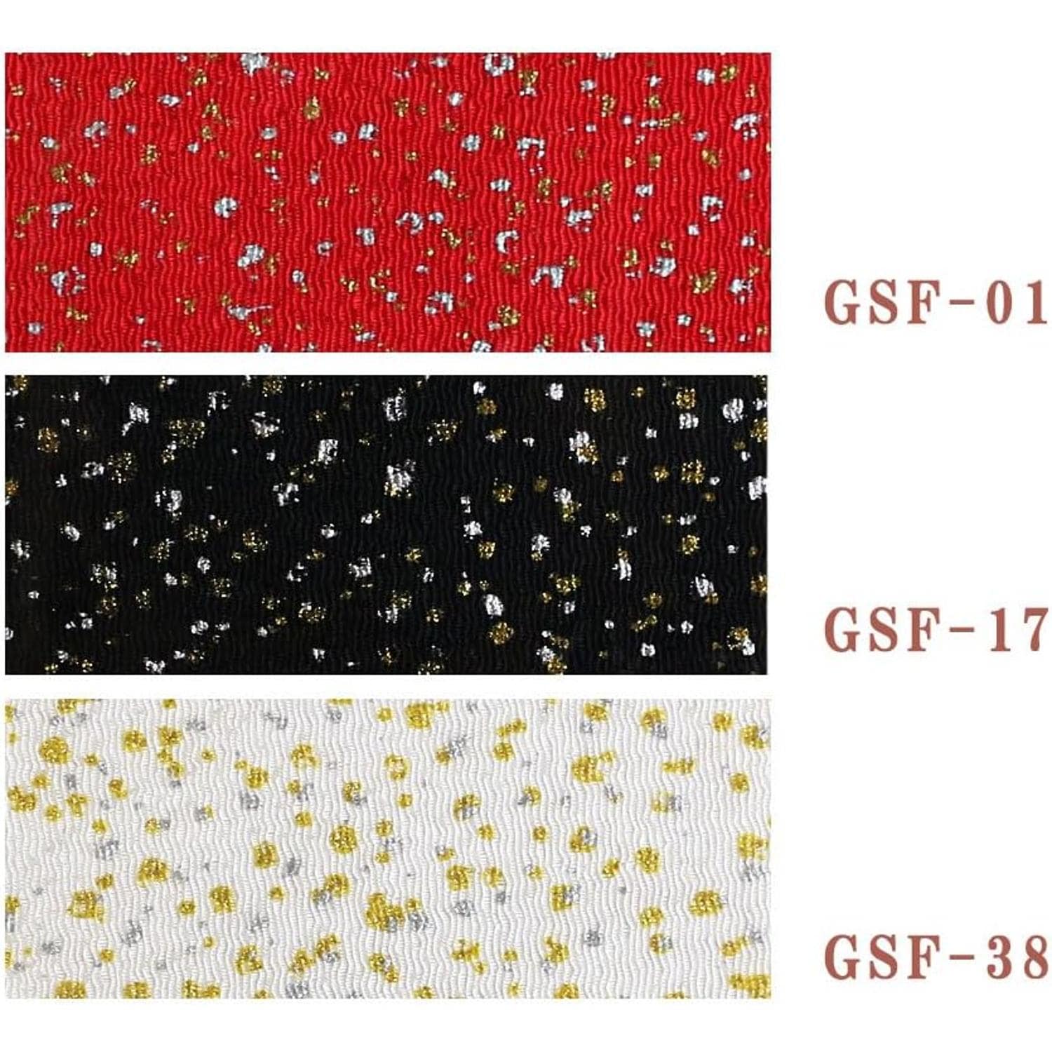 日本紐釦貿易 ちりめんカット 金彩 約23×33cm 黒 GSF-17 （ご注文単位1枚）【直送品】