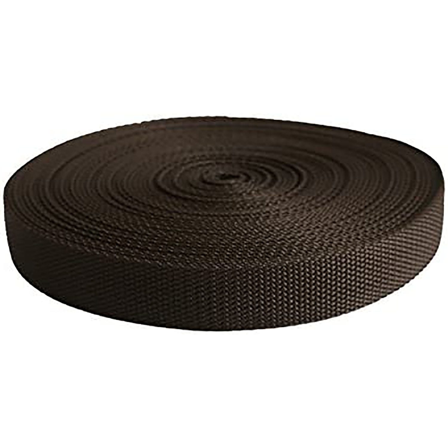 日本紐釦貿易 カラフルポリテープ 25mm幅×10m巻 焦茶 MHP2510-9 （ご注文単位1巻）【直送品】