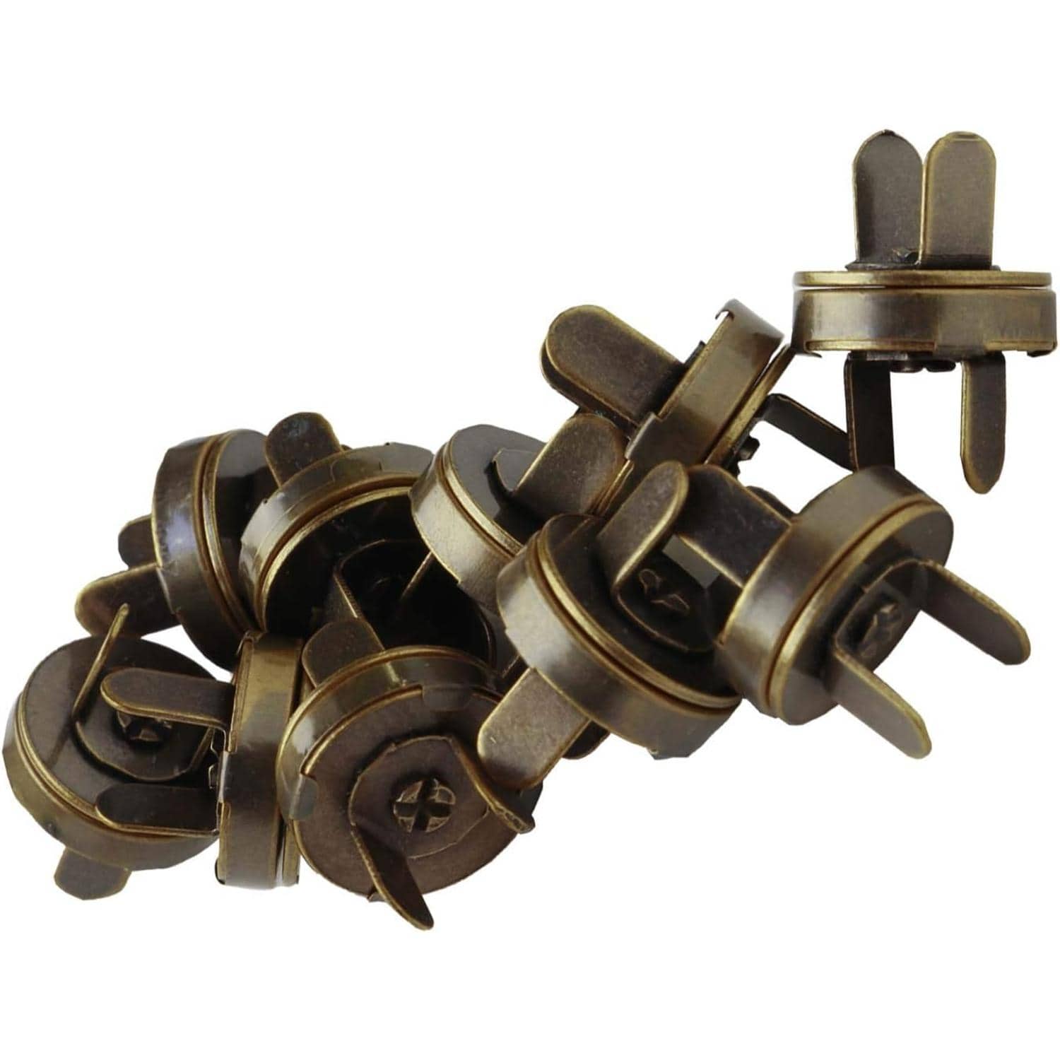 日本紐釦貿易 差し込みタイプ 18mm アンティークゴールド 10組入 SM12-AG-10 （ご注文単位1束）【直送品】