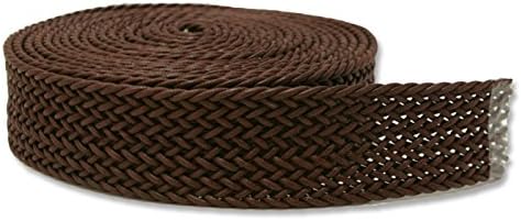 日本紐釦貿易 ワックスコード 40mmx5m 茶 86 DC7759-6 (ご注文単位1束)【直送品】