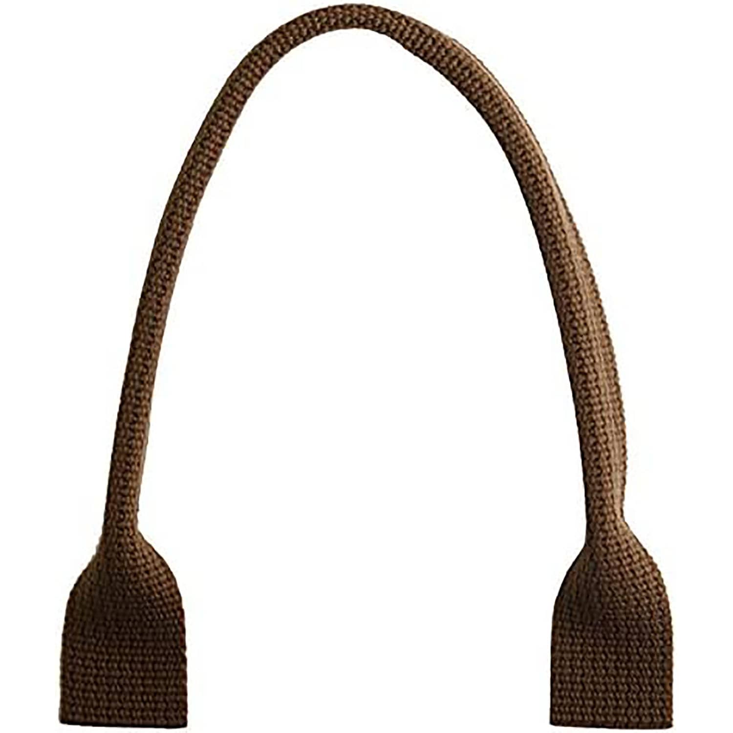 日本紐釦貿易 アクリルハンドル 手提げタイプ 2本 40cm 茶 DCH9850-11 （ご注文単位1組）【直送品】