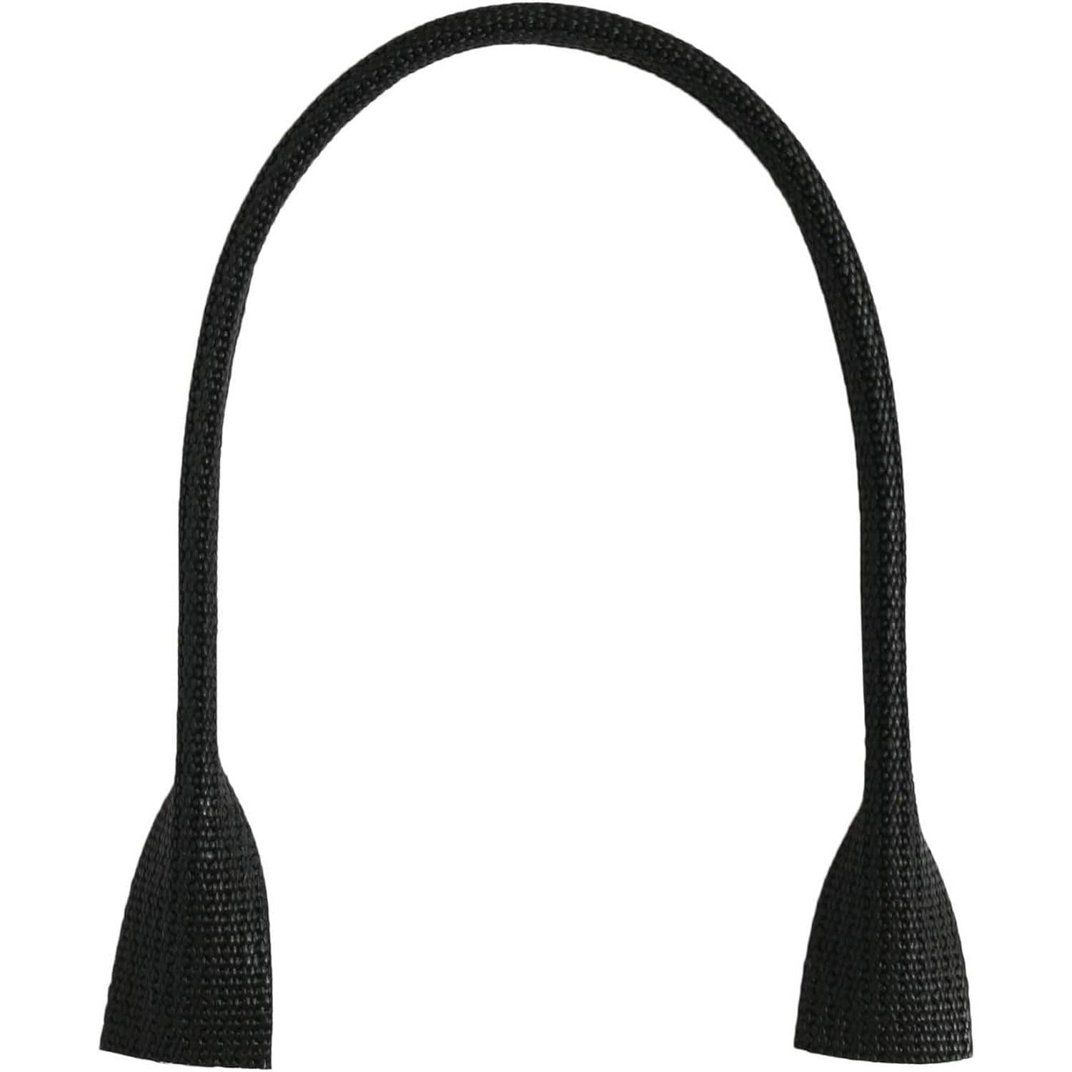 日本紐釦貿易 ワックスハンドル 黒 40cm 1組2本 DCH9858-30 (ご注文単位1組)【直送品】